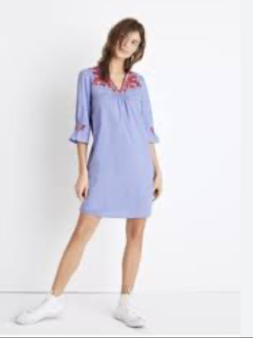 NWOT $128 size M #Madewell “Embroidered Breeze Dress”.